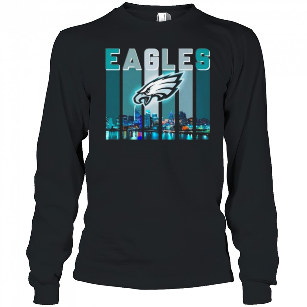 Philadelphia Eagles 2025 Skyline City Shirt Long Sleeved