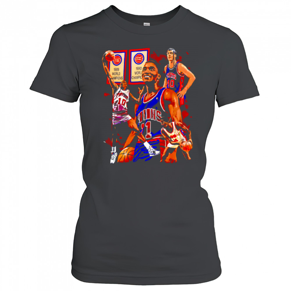 Pistons World champions 1989 graphic retro shirt Women's T-shirt