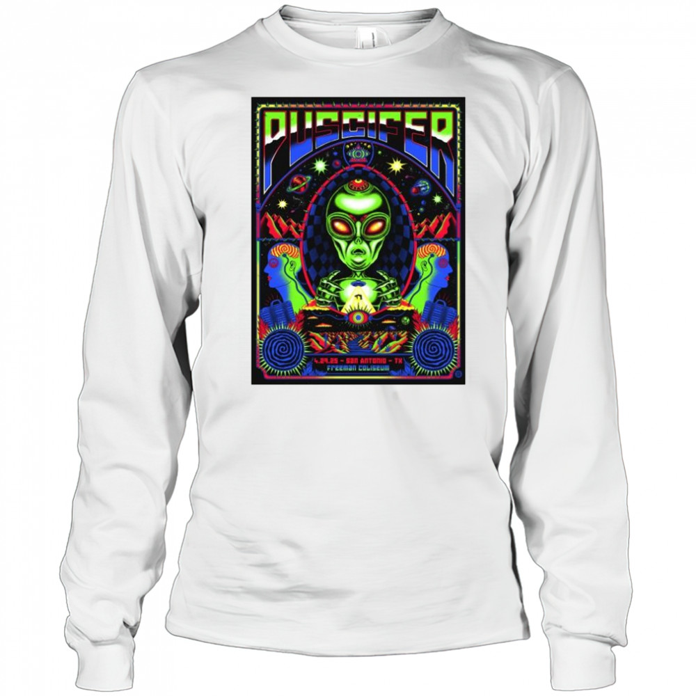 Puscifer Freeman Coliseum April 29 2025 San Antonio TX t-shirt Long Sleeved