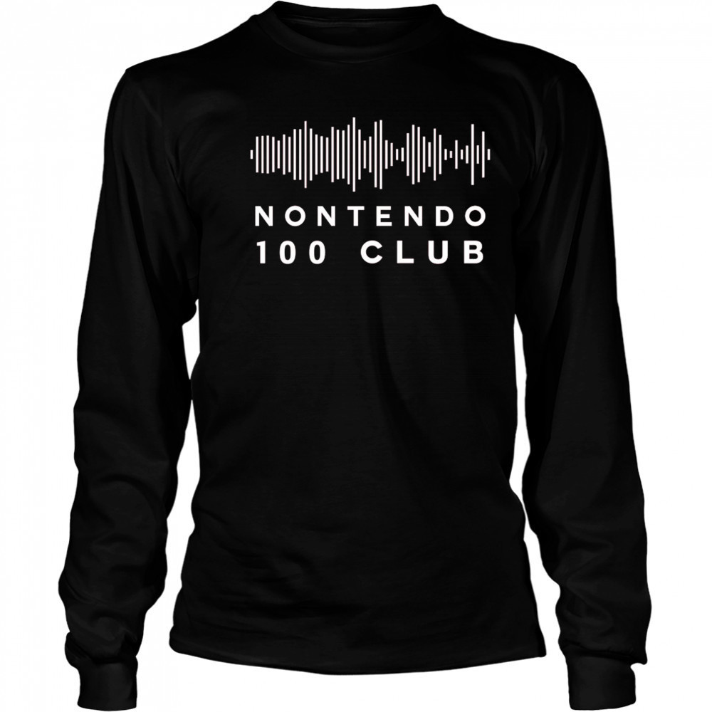 Retroware Nontendo 100 Club T-shirt Long Sleeved