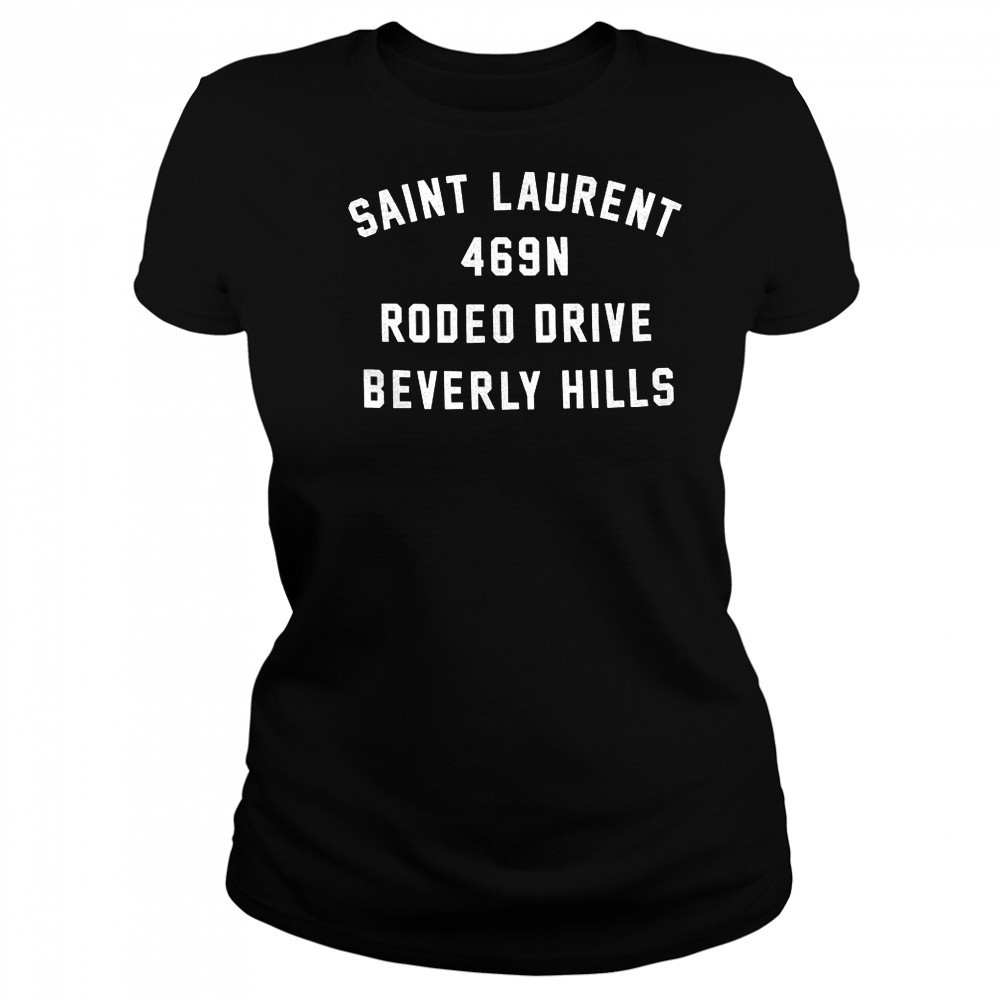 Saint Laurent 469n Rodeo Drive Beverly Hills shirt Women's T-shirt