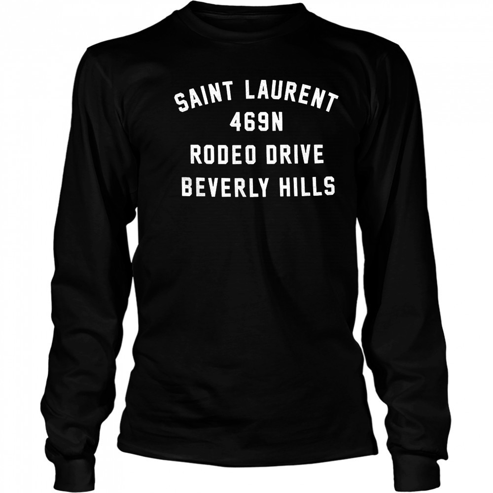 Saint Laurent 469n Rodeo Drive Beverly Hills shirt Long Sleeved