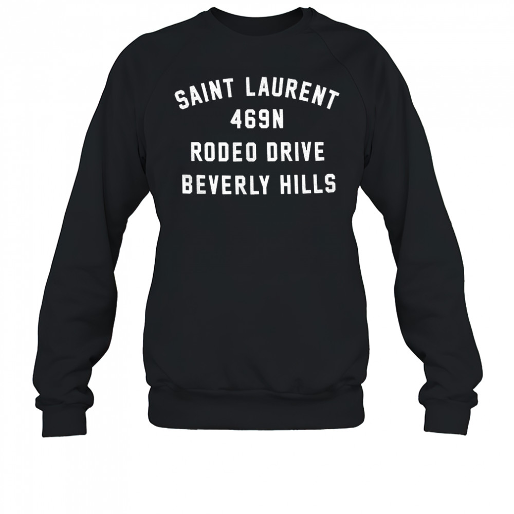 Saint Laurent 469n Rodeo Drive Beverly Hills shirt Sweatshirt