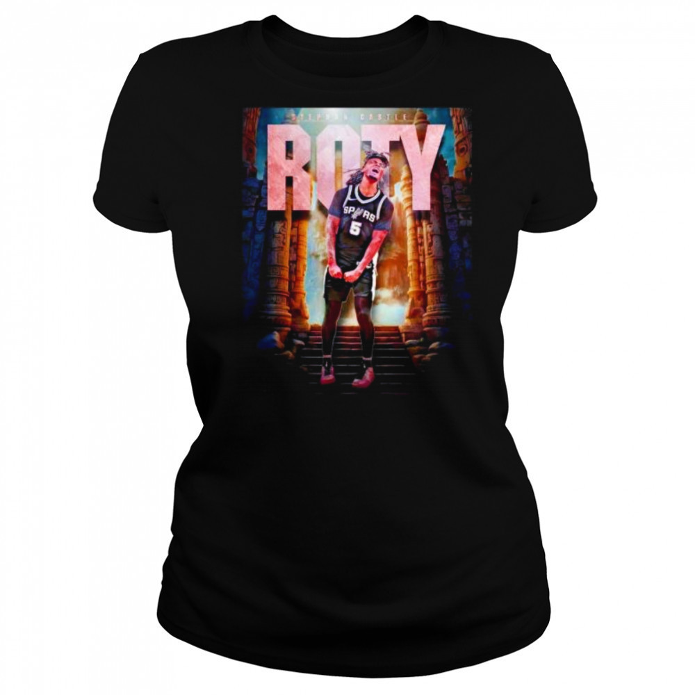 San Antonio Spurs Stephon Castle ROTY shirt Women's T-shirt