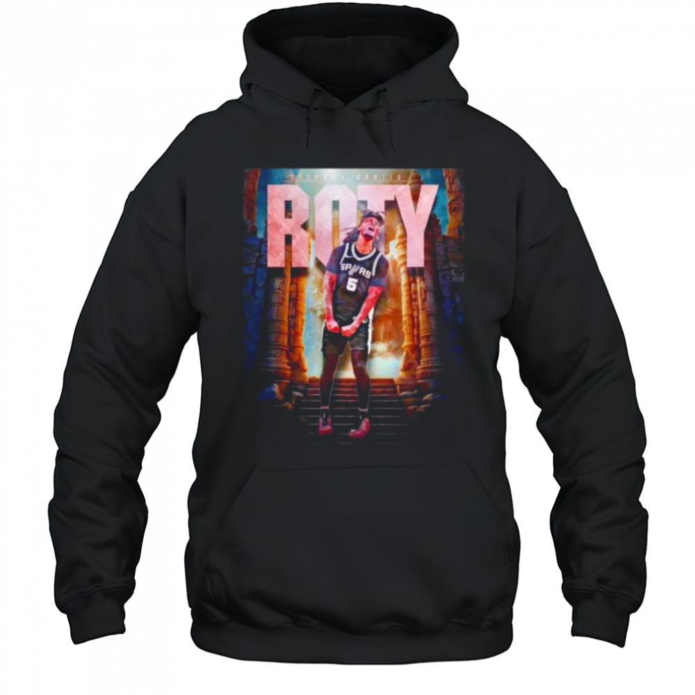 San Antonio Spurs Stephon Castle ROTY shirt Hoodie