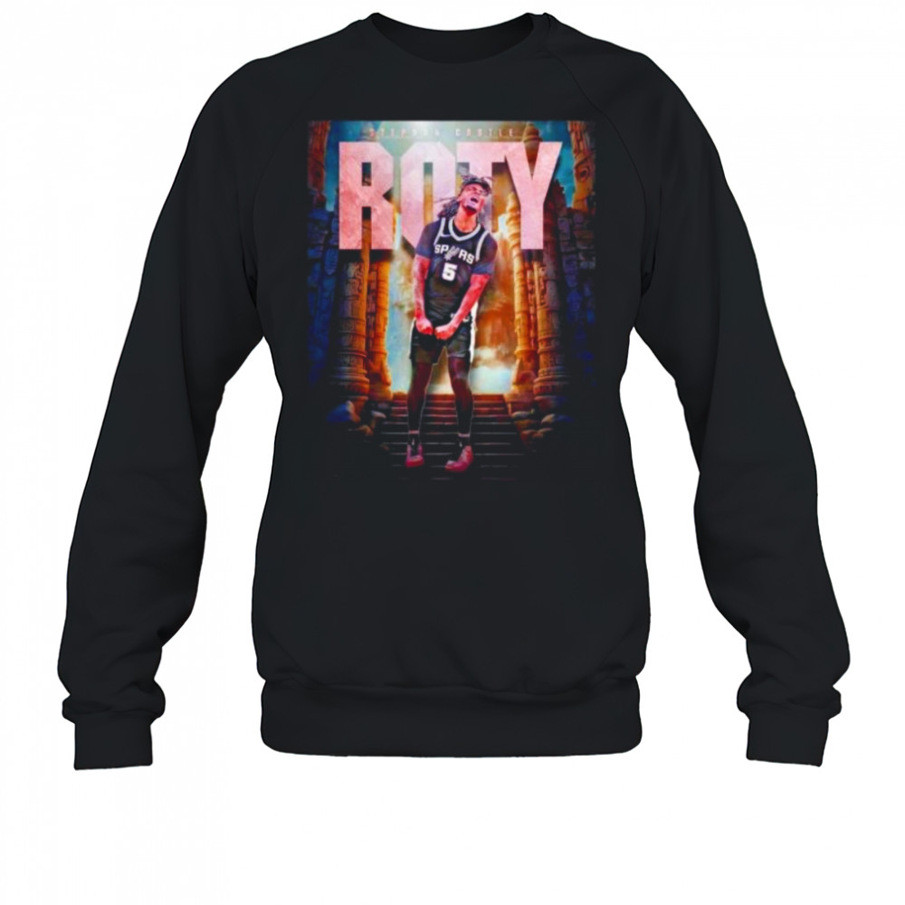 San Antonio Spurs Stephon Castle ROTY shirt Sweatshirt