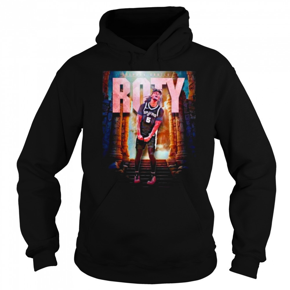 San Antonio Spurs Stephon Castle ROTY shirt Sweatshirt