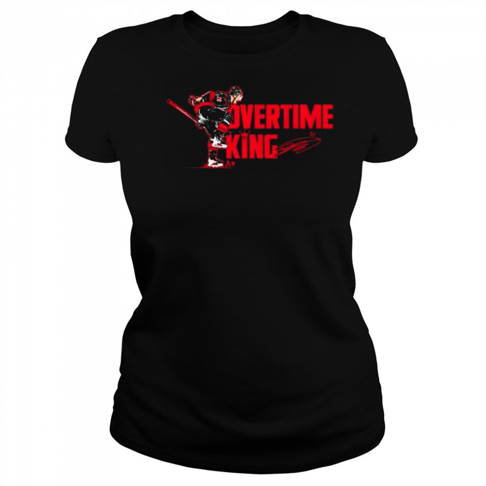 Sebastian Aho Overtime King Carolina Hurricanes Signature t-shirt Women's T-shirt