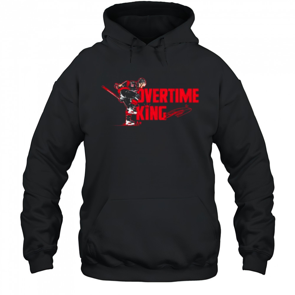 Sebastian Aho Overtime King Carolina Hurricanes Signature t-shirt Hoodie