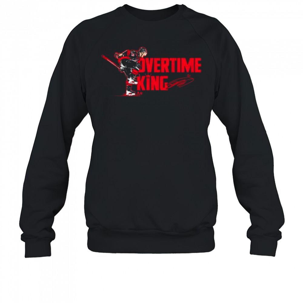Sebastian Aho Overtime King Carolina Hurricanes Signature t-shirt Sweatshirt