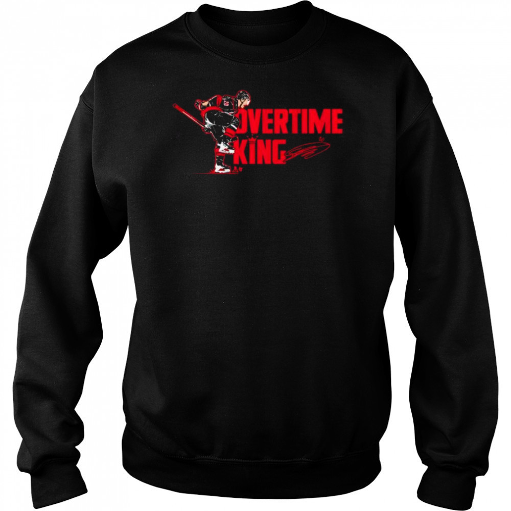 Sebastian Aho Overtime King Carolina Hurricanes Signature t-shirt Hoodie