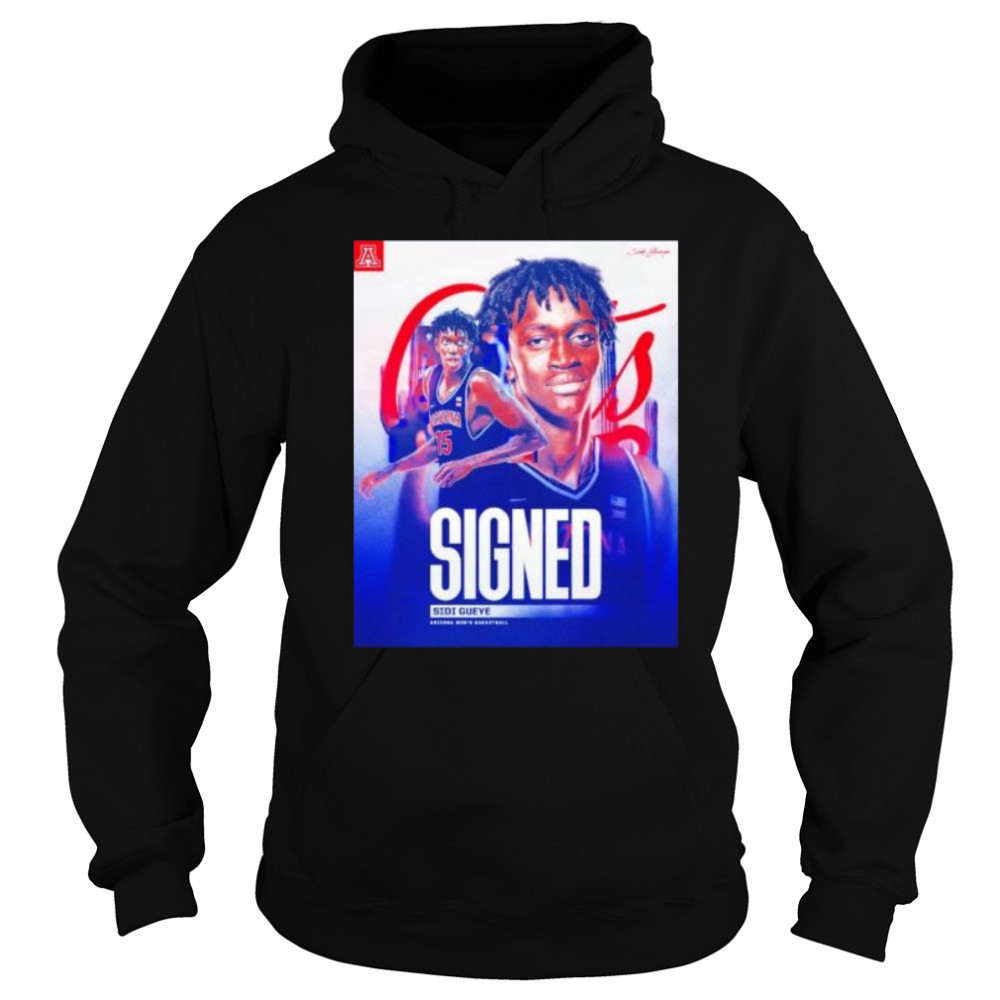 Signed Sidi Gueye Arizona Wildcats men’s basketball shirt Sweatshirt