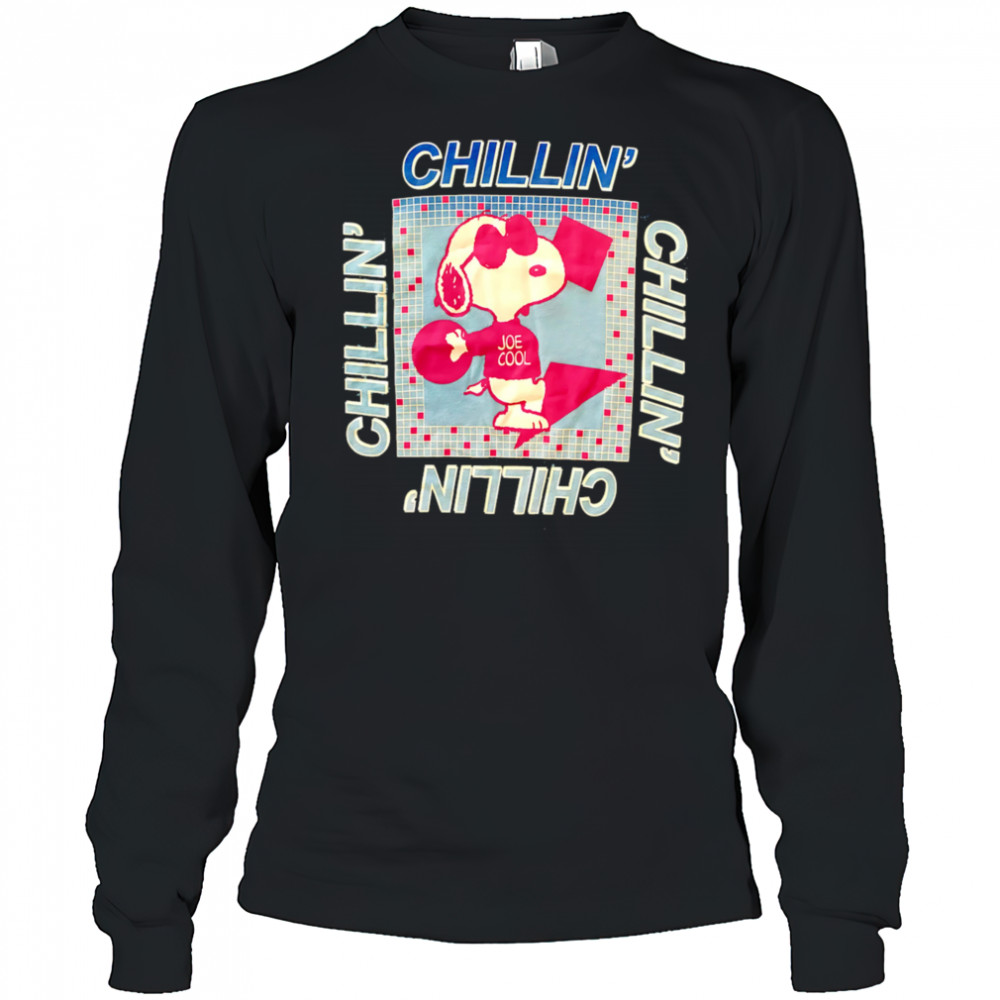 Snoopy doghouse Peanuts chillin shirt Long Sleeved