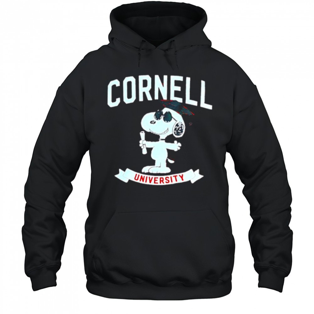 Snoopy Grad Cornell University shirt Hoodie