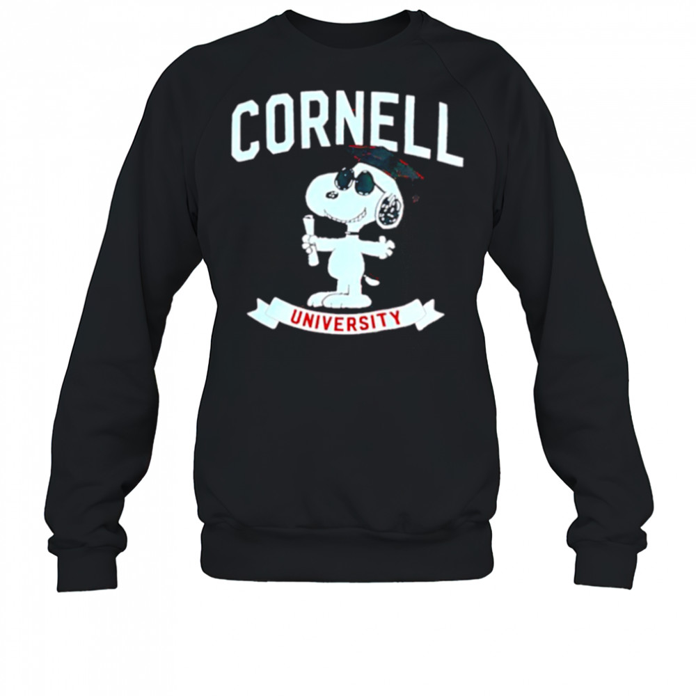 Snoopy Grad Cornell University shirt Sweatshirt