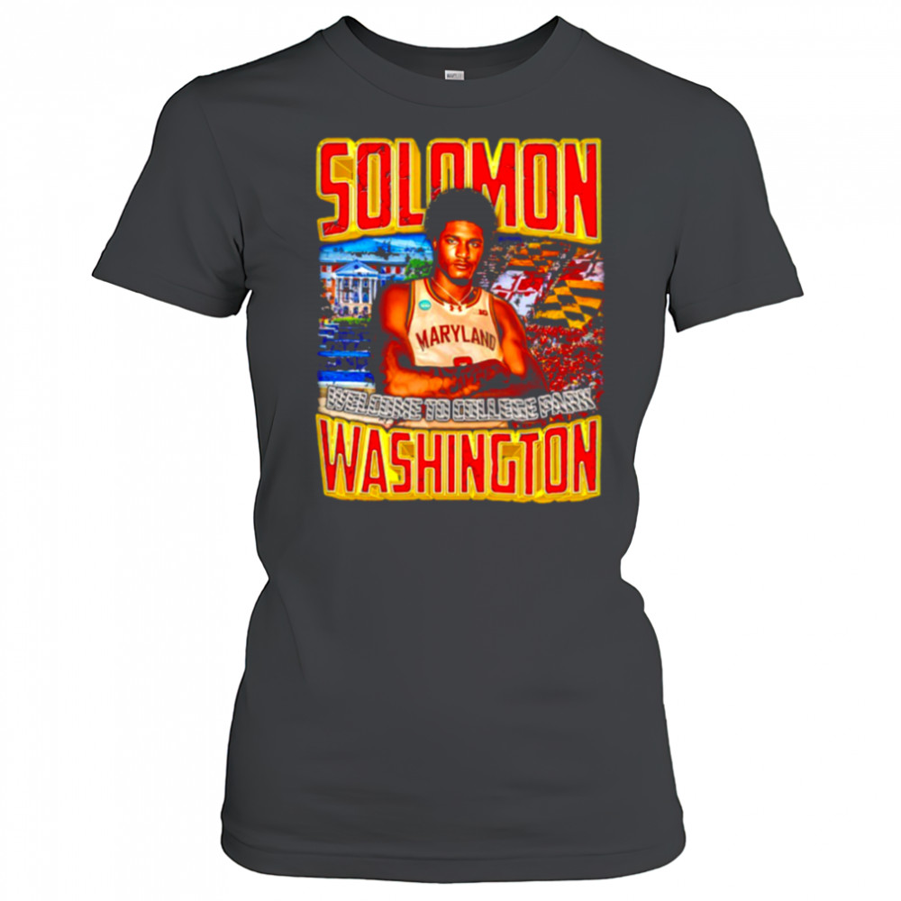 Solomon Washington Maryland welcome to college park shirt Women's T-shirt