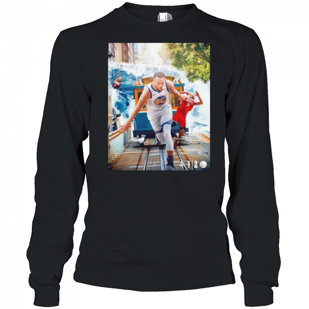 Stephen Curry Golden State Warriors win Houston Rockets 2 1 shirt Long Sleeved