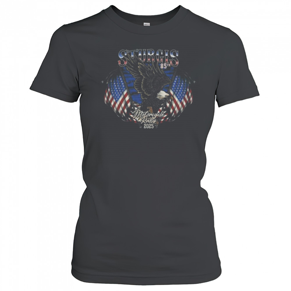 Sturgis Rally 2025 85th Anniversary Eagle Flag Shirt Women's T-shirt