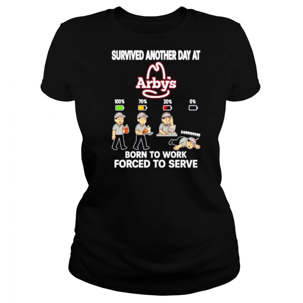 Survived another day at Arby’s born to work forced to serve shirt Women's T-shirt