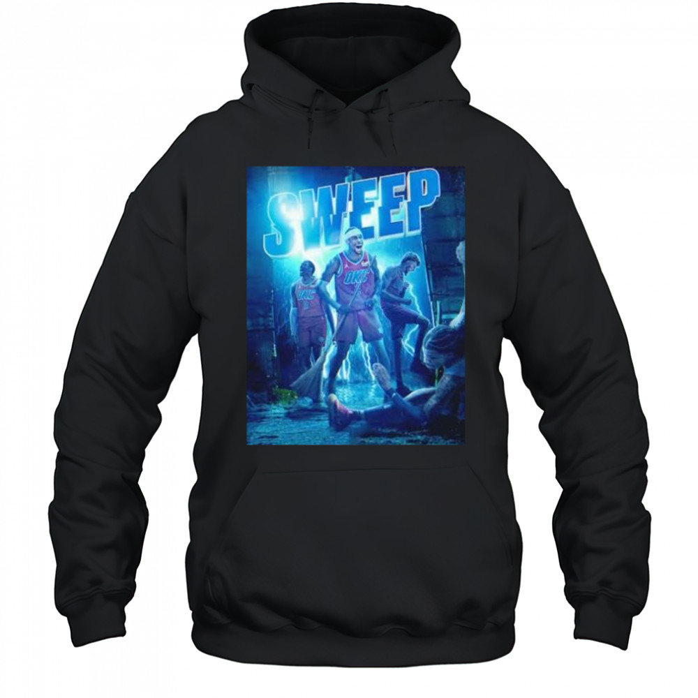 Sweep Oklahoma City Thunder game 4 win Memphis Grizzlies player shirt Hoodie