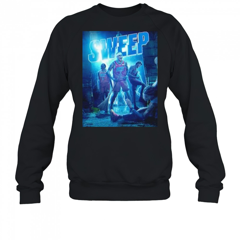 Sweep Oklahoma City Thunder game 4 win Memphis Grizzlies player shirt Sweatshirt