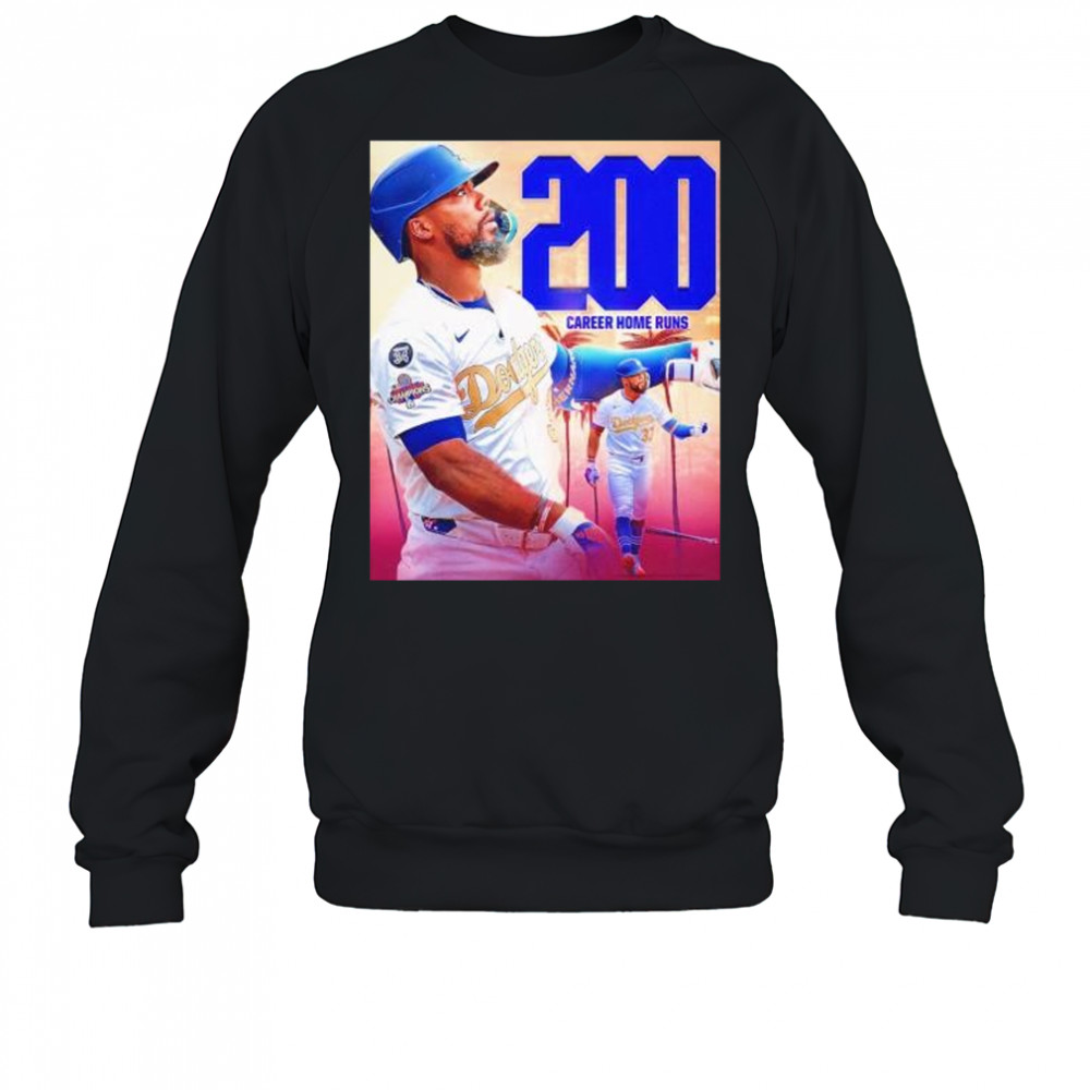 Teoscar Hernandez 200 career home runs Los Angeles Dodgers shirt Sweatshirt