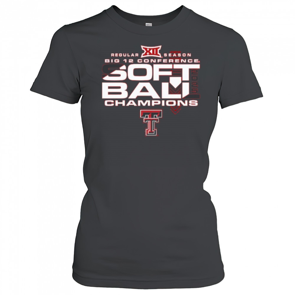 Texas Tech Red Raiders 2025 Big 12 Softball Regular Season Champions Shirt Women's T-shirt