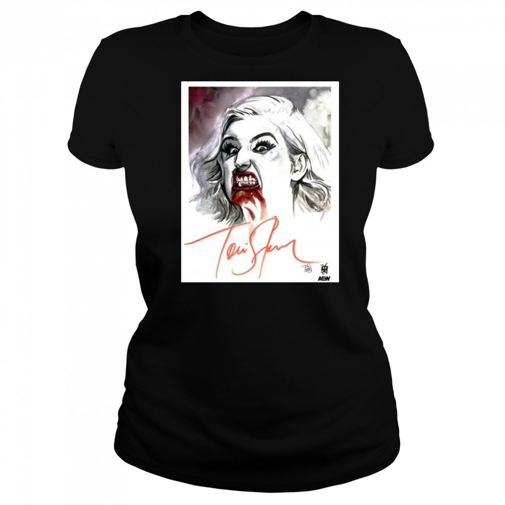 The Art of Rob Schamberger – Toni Storm AWE Signature t-shirt Women's T-shirt