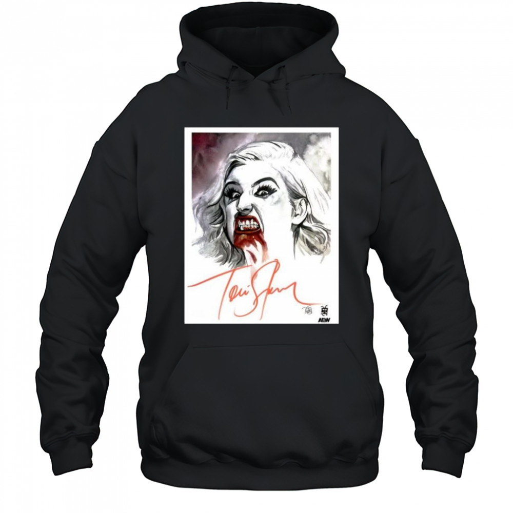 The Art of Rob Schamberger – Toni Storm AWE Signature t-shirt Hoodie