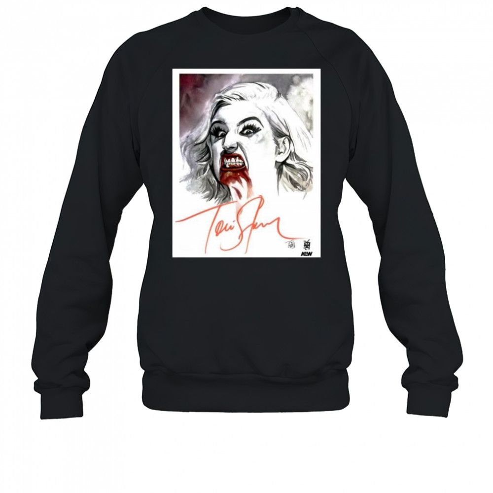 The Art of Rob Schamberger – Toni Storm AWE Signature t-shirt Sweatshirt