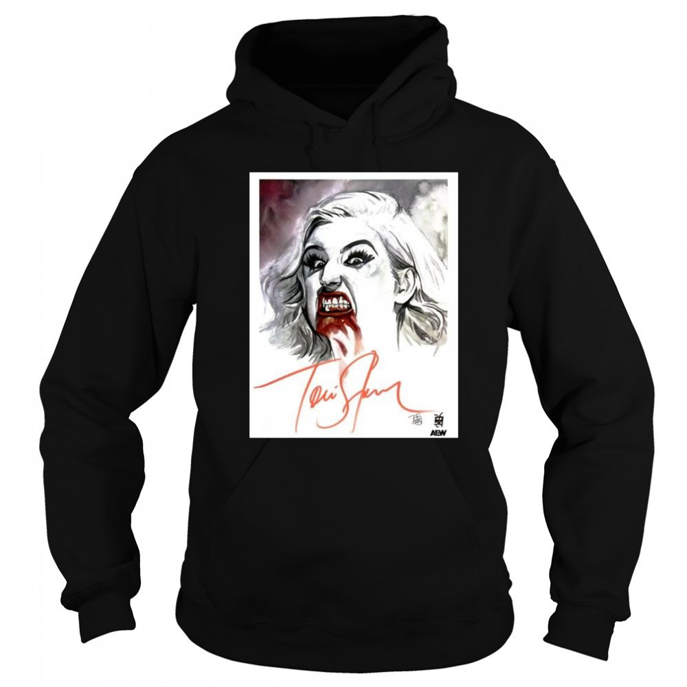 The Art of Rob Schamberger – Toni Storm AWE Signature t-shirt Sweatshirt