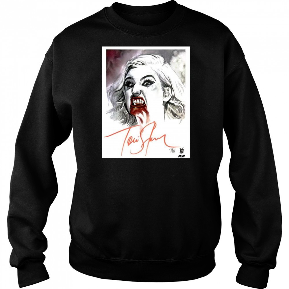 The Art of Rob Schamberger – Toni Storm AWE Signature t-shirt Hoodie