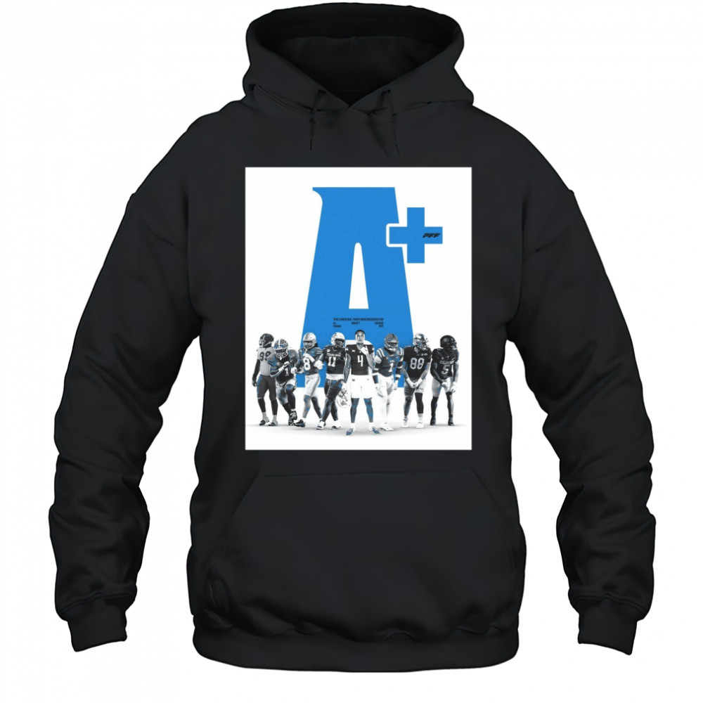The Carolina Panthers Received An A+ Draft Grade From PFF Cam Jackson Lathan Ransom Poster t-shirt Hoodie