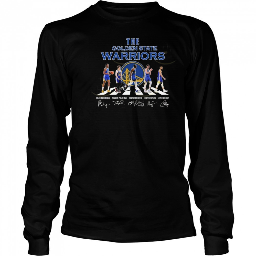 The Golden State Warriors Signatures Walking Shirt Long Sleeved