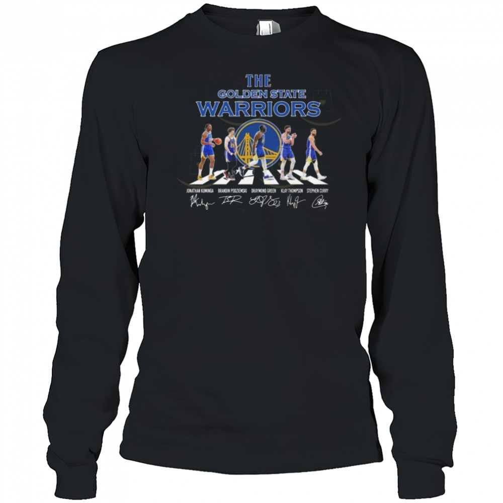 The Golden State Warriors Signatures Walking Shirt Long Sleeved