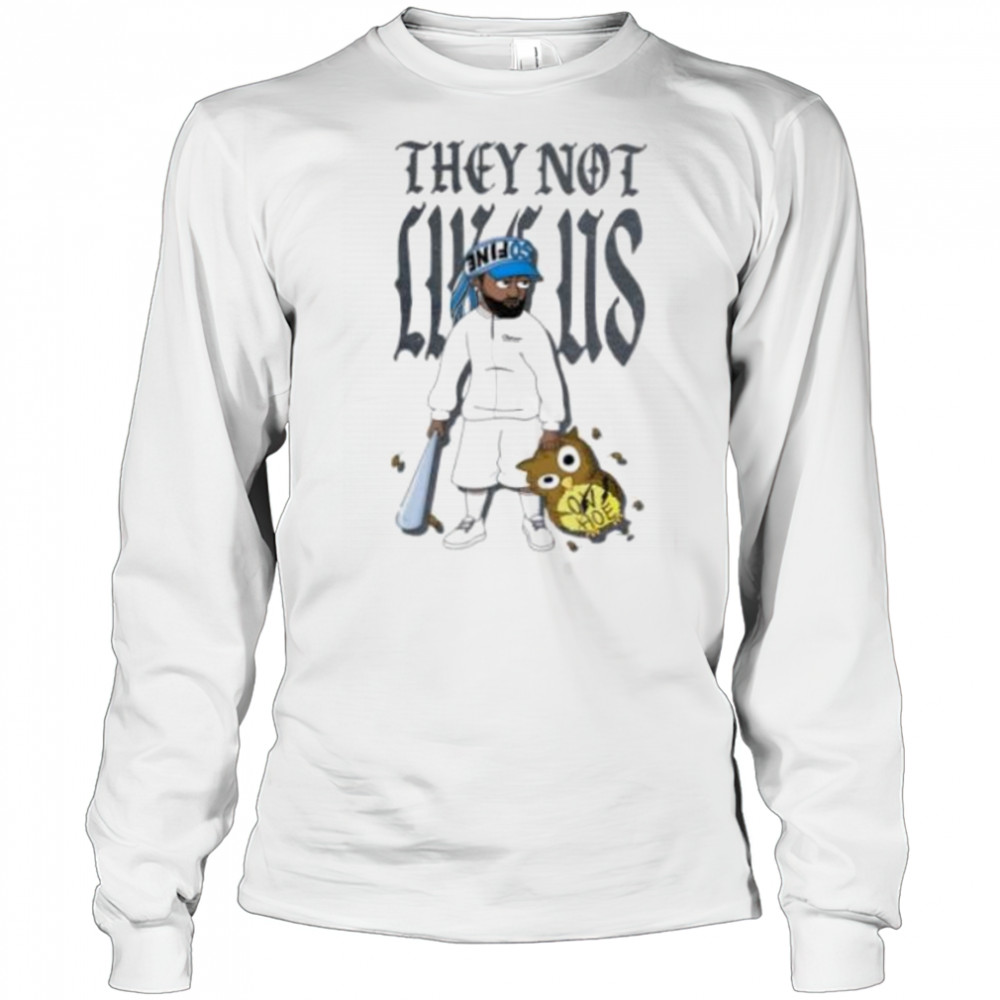 They not like us Drake the weeknd shirt Long Sleeved