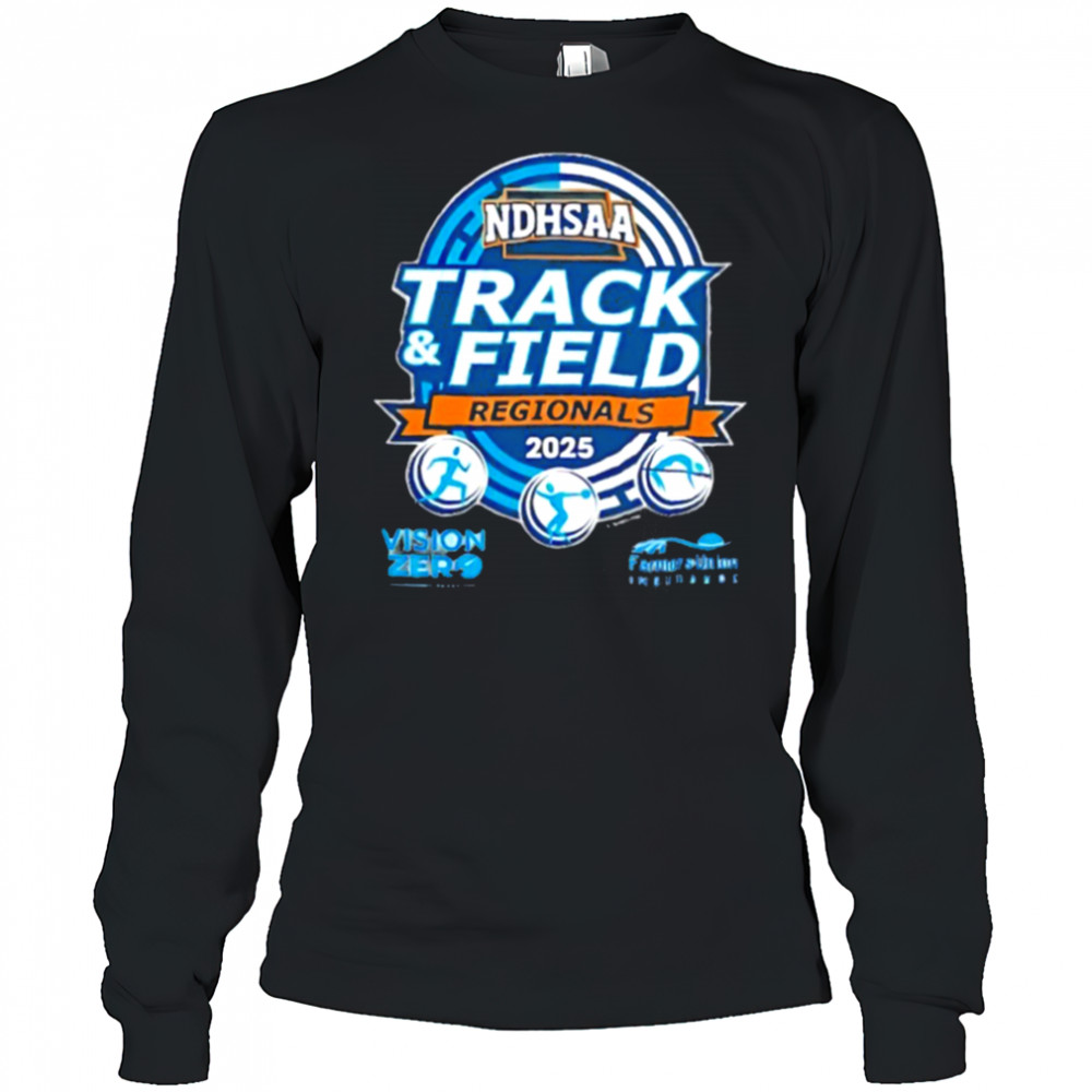 Track and Field Regionals NDHSAA 2025 shirt Long Sleeved