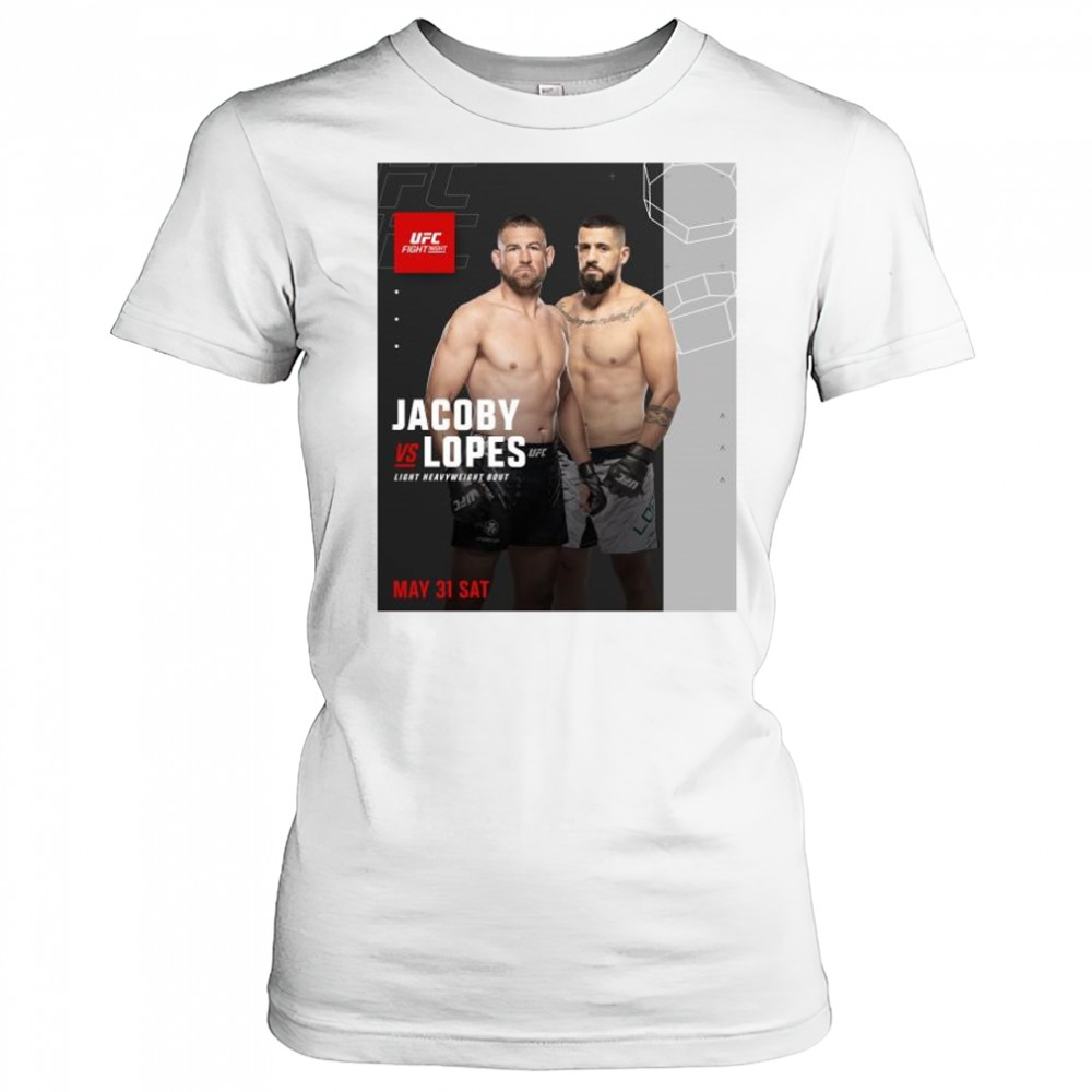 UFC Vegas 107 Jacoby vs Lopes Light Heavyweight Bout May 31 2025 t-shirt Women's T-shirt