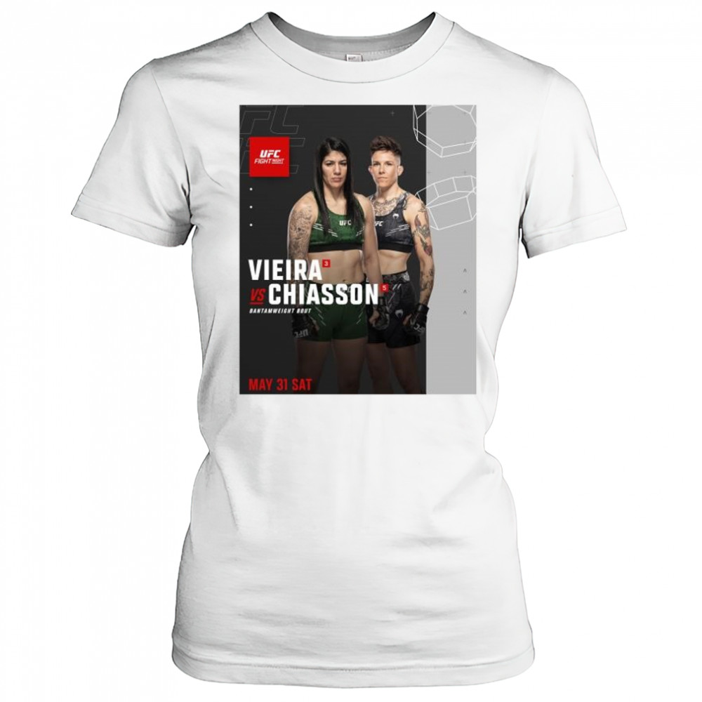 UFC Vegas 107 Vieira vs Chiasson Bantamweight Bout May 31 2025 t-shirt Women's T-shirt