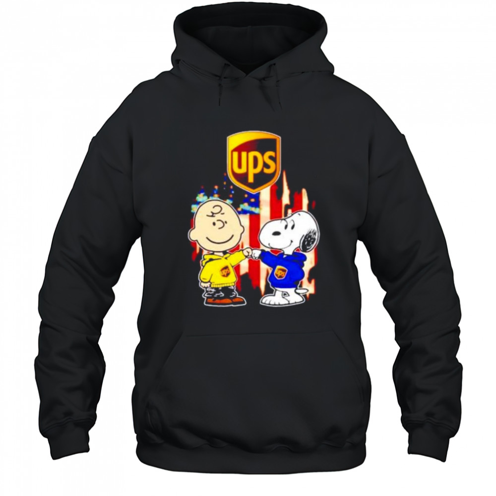 UPS Charlie Brown and Snoopy shirt Hoodie