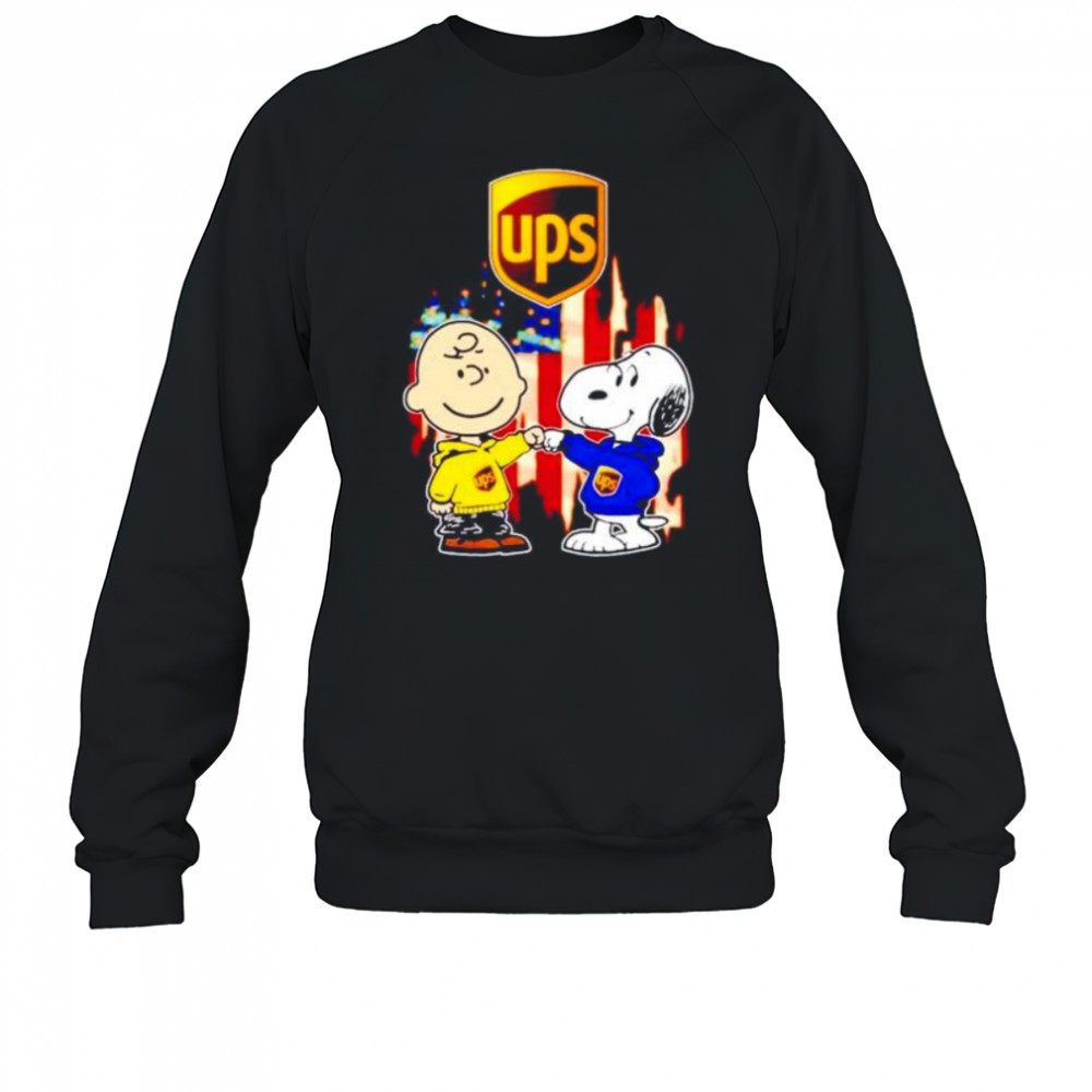 UPS Charlie Brown and Snoopy shirt Sweatshirt