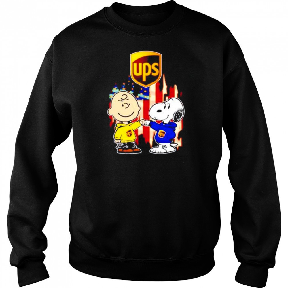 UPS Charlie Brown and Snoopy shirt Hoodie