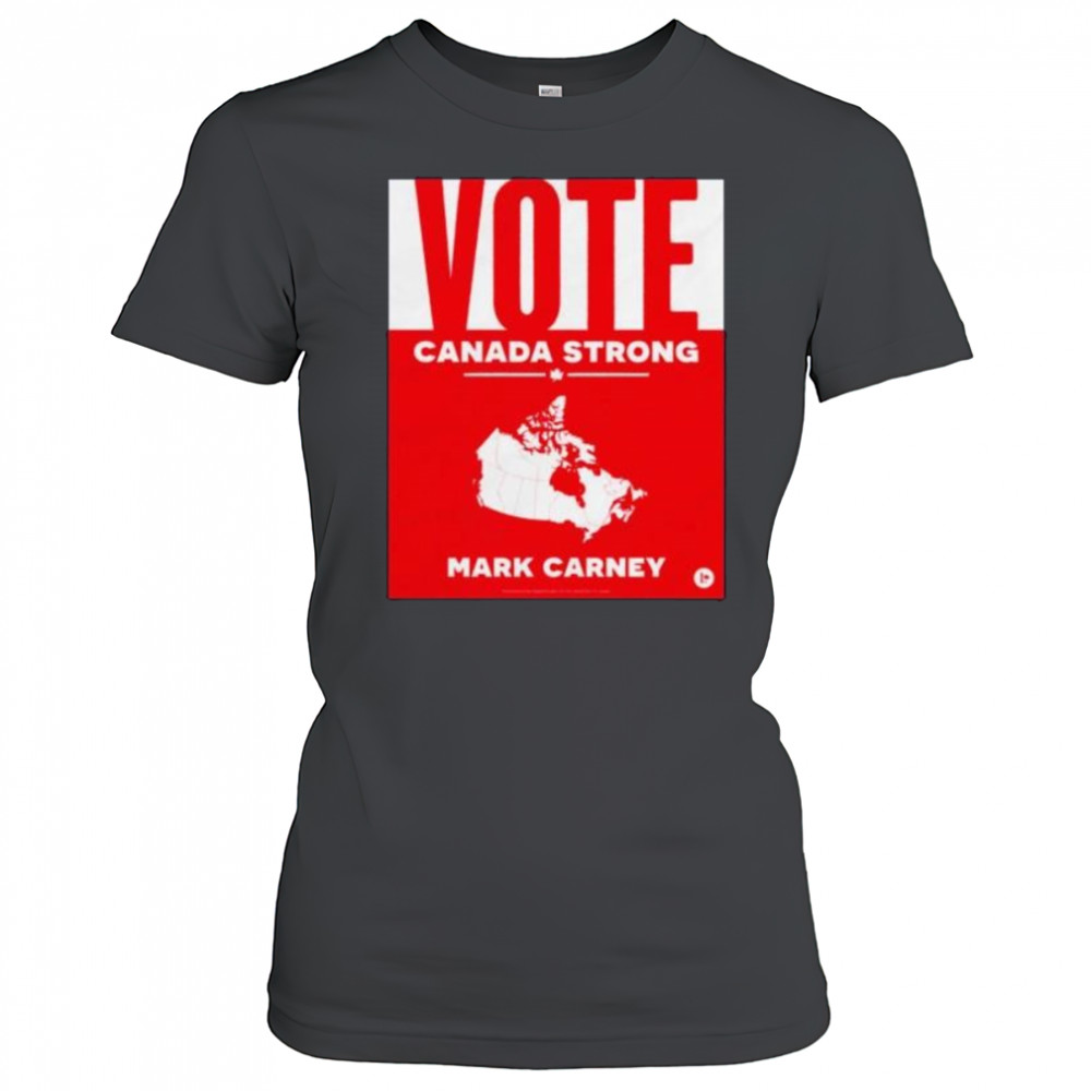 Vote Canada strong Mark Carney shirt Women's T-shirt