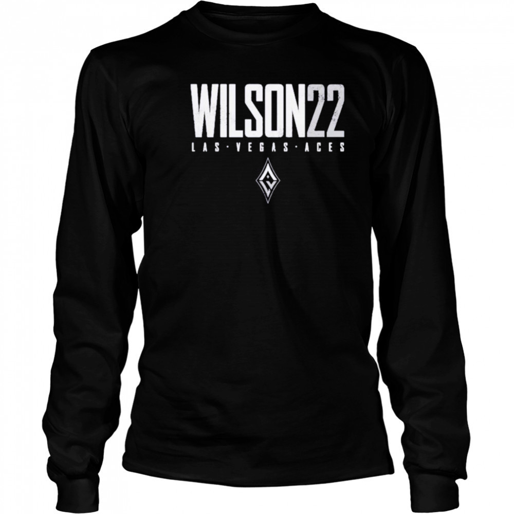 Wilson 22 A’ja Wilson Las Vegas Aces shirt Long Sleeved