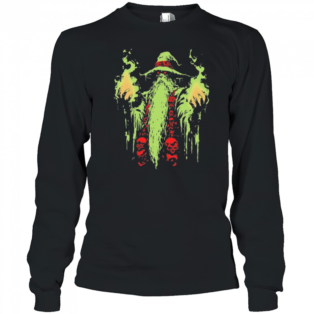 Wizard Of Doom Psychedelic T-shirt Long Sleeved