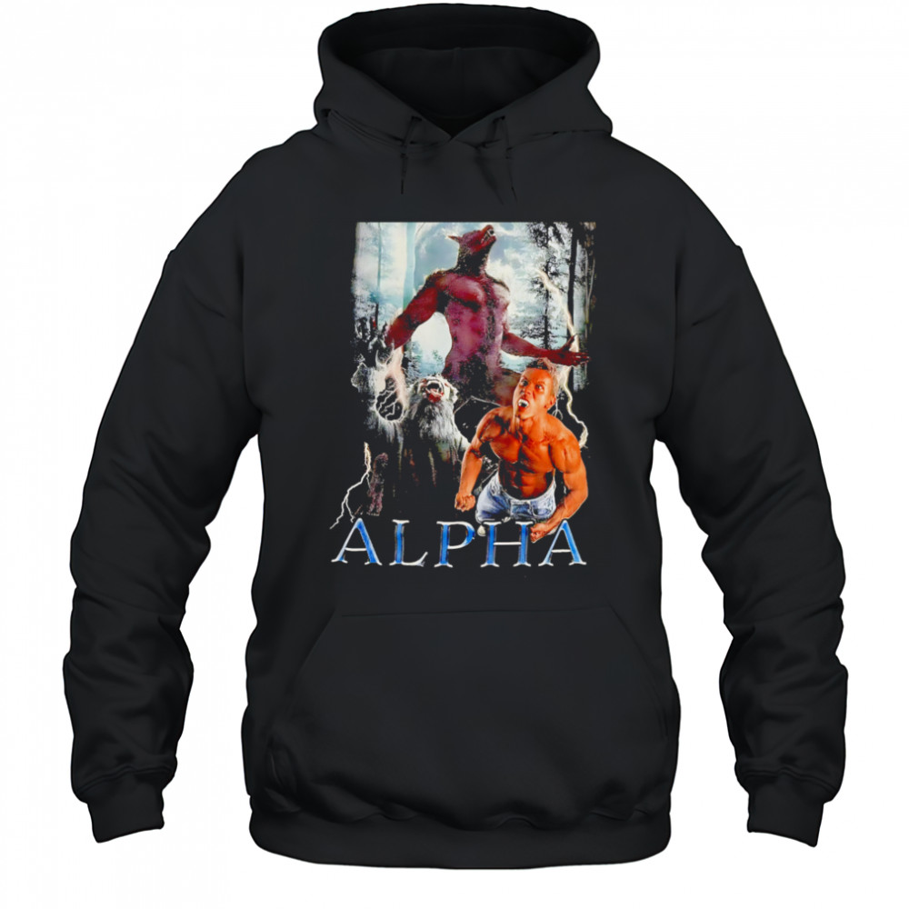 Wolf zombie Alpha shirt Hoodie