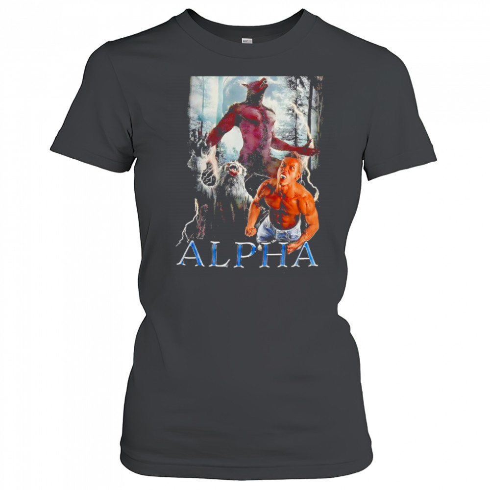 Wolf zombie Alpha shirt Women's T-shirt