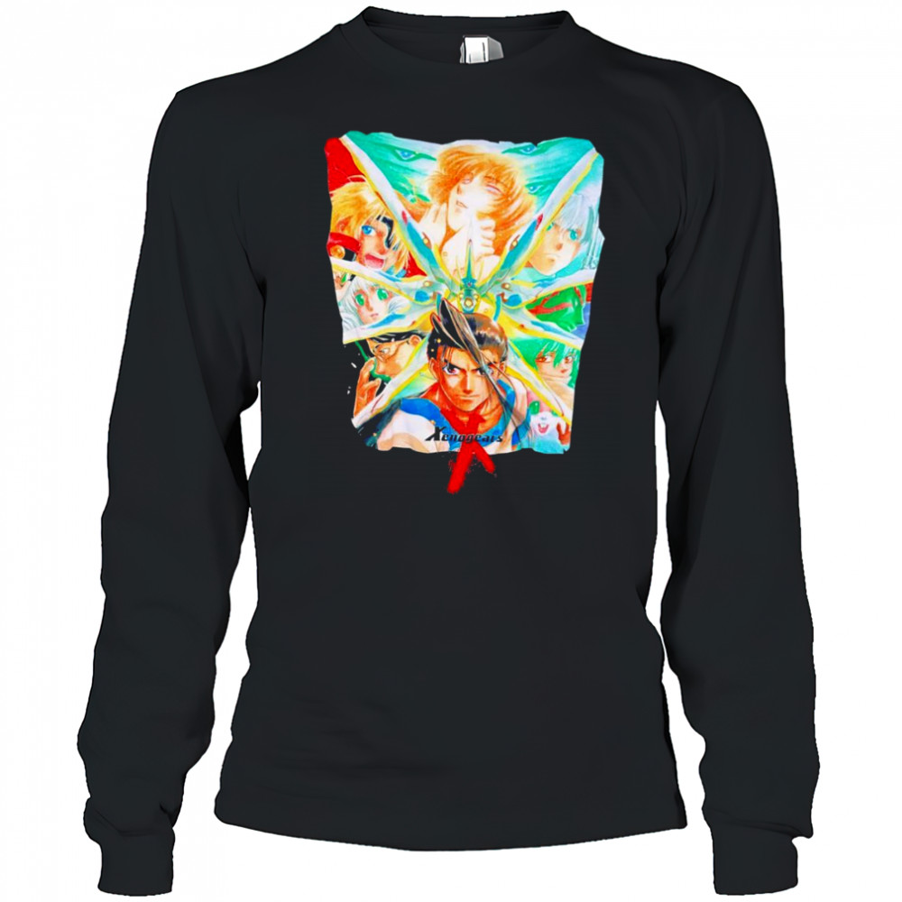 Xenogears X retro shirt Long Sleeved
