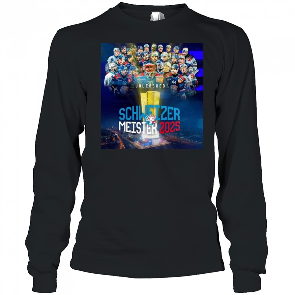 ZSC Lions Back to Back Schweizer Meister 2025 Shirt Long Sleeved