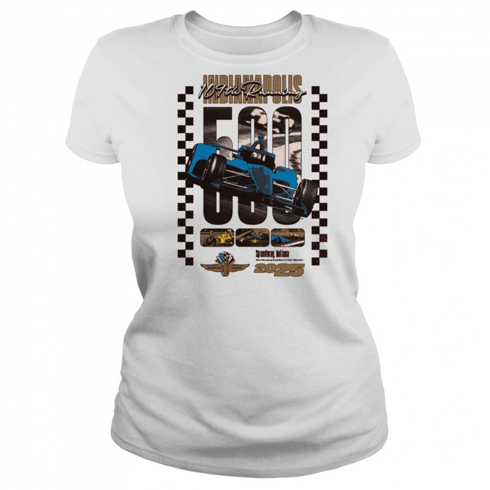 109th Running of the Indianapolis 500 Indianapolis Motor Speedway The Racing Capital Ieftine World 2025 Graphic t-shirt Women's T-shirt
